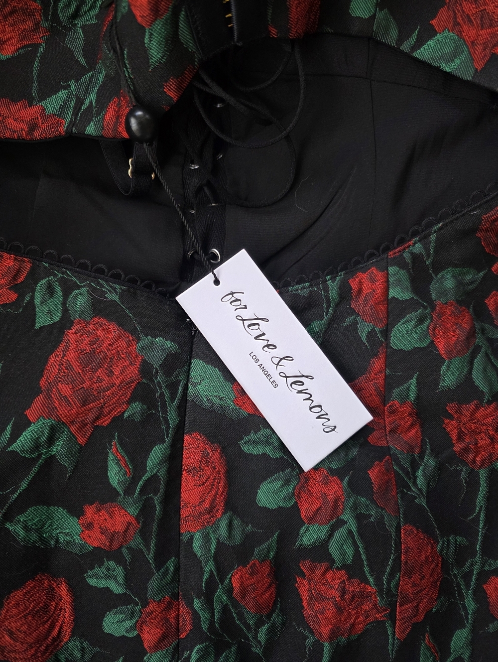 For Love & Lemons Vivien Rose Corset Mini Dress - Picture 5 of 7